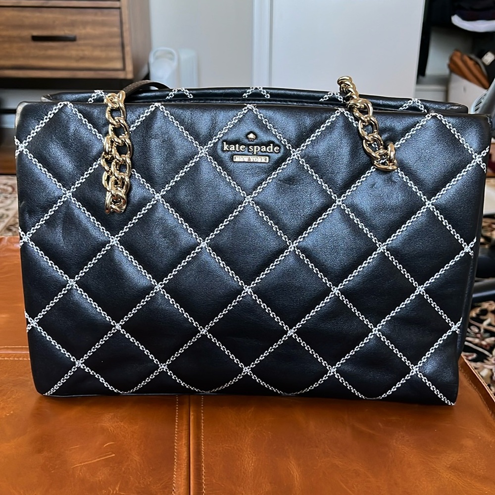 Authentic Kate Spade Quilted Leather Handbag